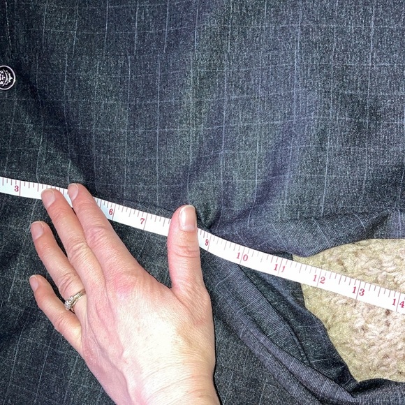 Retrology Gray Tailored Trousers with Subtle Texture - Picture 11 of 12